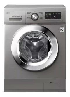 Lavarropas automático LG WM8516EE6 inverter stone silver 8.5kg 220 V