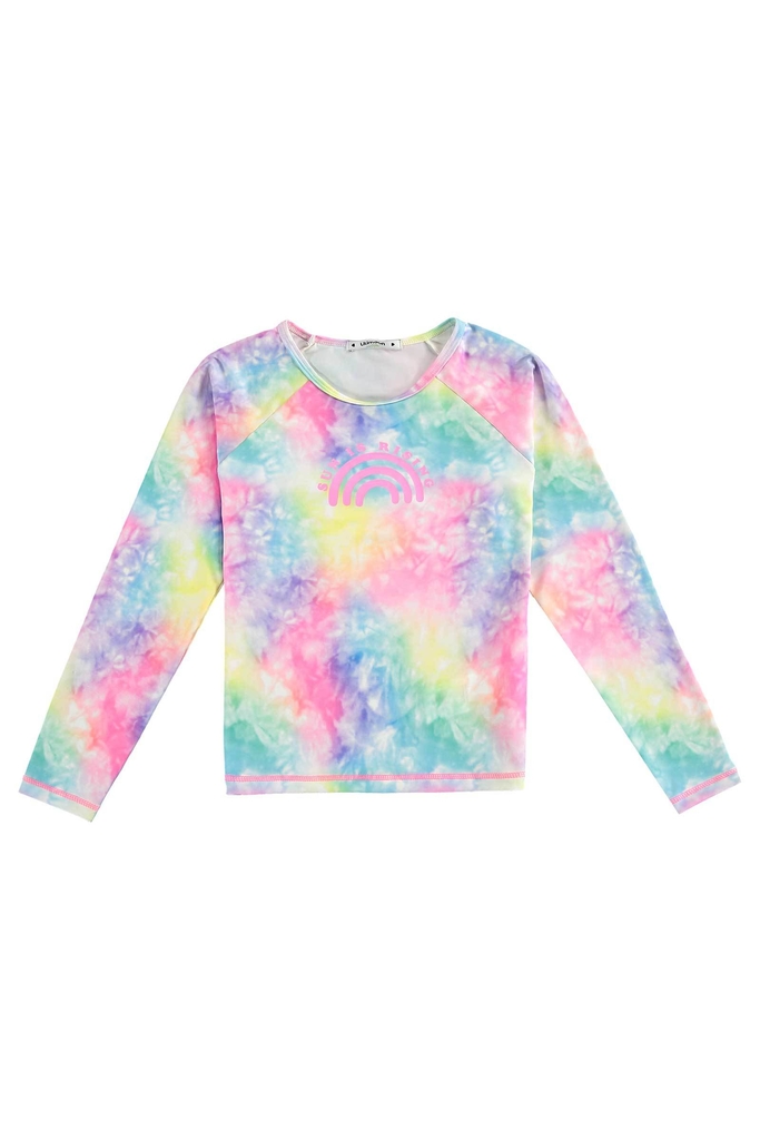 blusa rosa tie dye