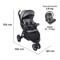 Cochecito de bebe con huevito, ESCORPIO TS - tienda online