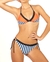 Bikini Colaless regulable, con tiras para atar, estampada. Paradise Creta. 