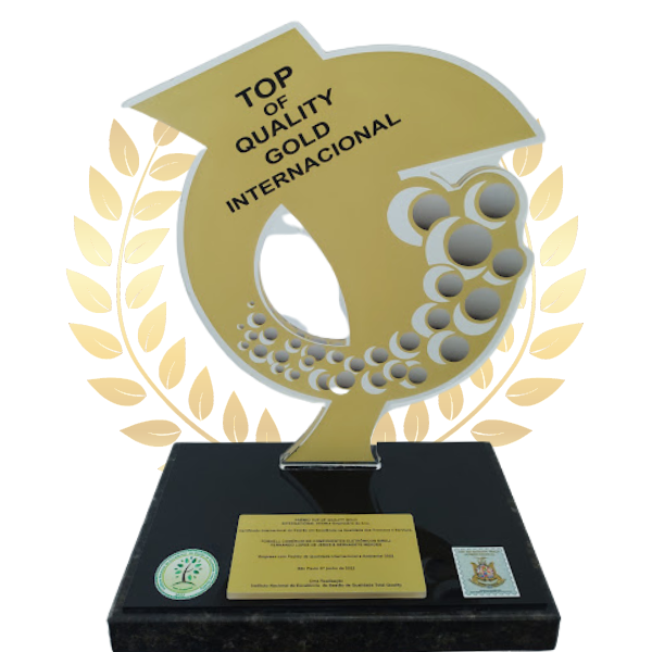 Trofeu top of quality gold internacional