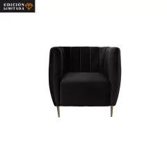 Sillón ocasional Duilio negro