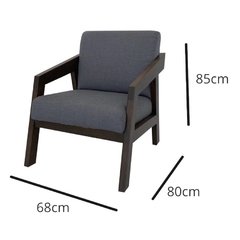 Sillon ocasional Diana oslo oxford - tienda en línea