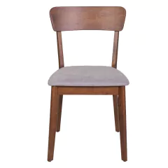 Comedor Vori 6s Yibs gris Chapa Nogal - comprar en línea
