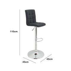 Banco Maty gris - Ganza Muebles