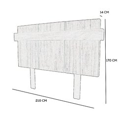 Cabecera Covia KS Tzalam - Ganza Muebles