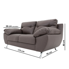Imagen de Love seat Mark Tanzania Taupe