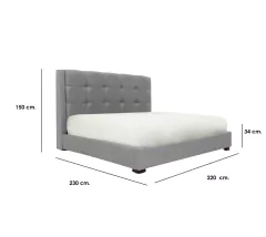 Cama Khali ks - Ganza Muebles