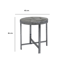Mesa lateral Milk - Ganza Muebles