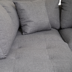 Sala esquinero Velvet pulsar gris - comprar en línea