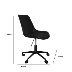 Silla ejecutiva Lusaka capitonada - Ganza Muebles