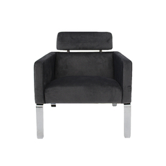 Sillon ocasional California Kim diesel patas cromadas