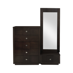 Recamara Austin ks okume tabaco (LX) - Ganza Muebles
