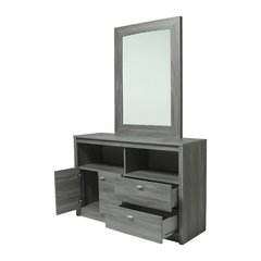 Tocador Y Marco Akane Gris - Ganza Muebles