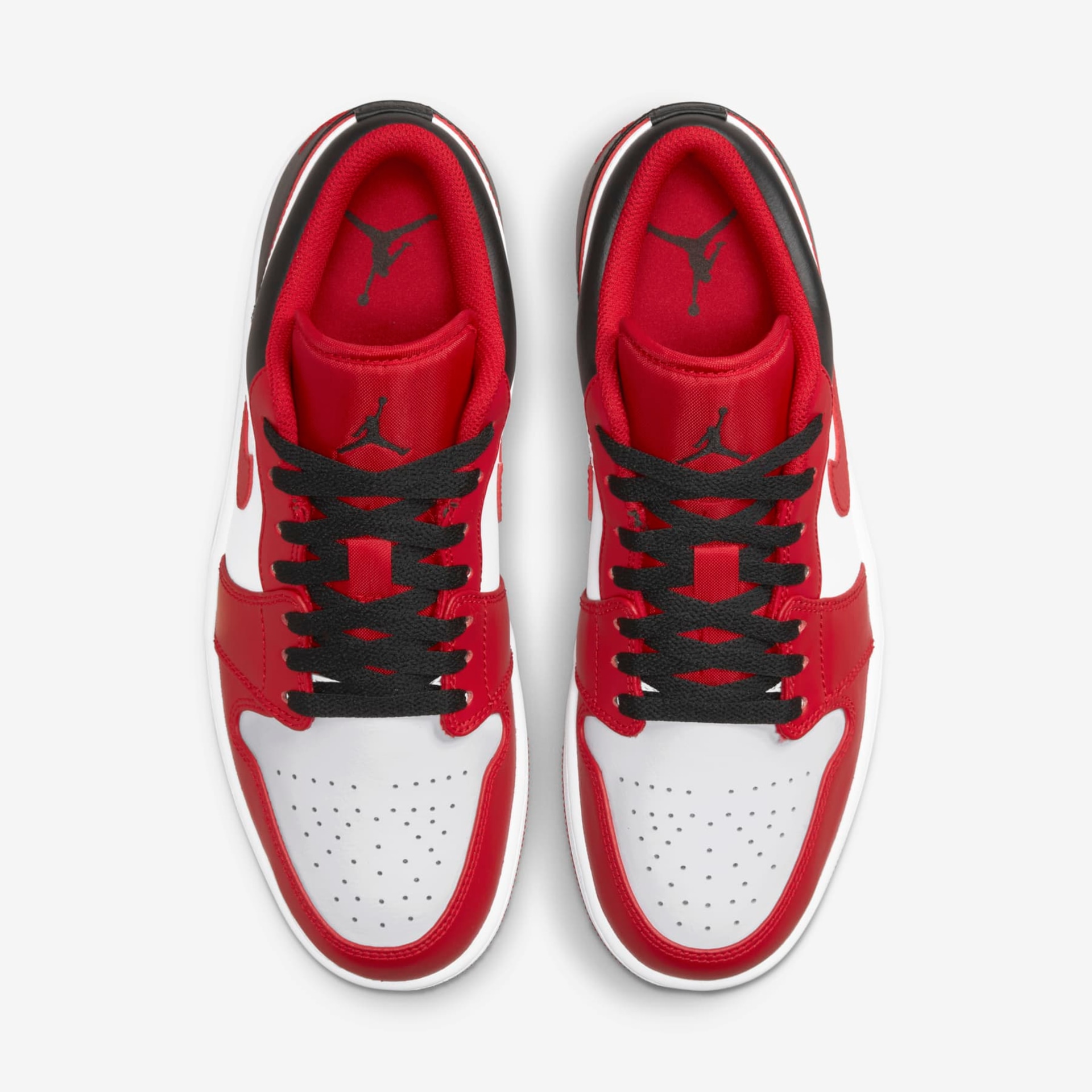 Tênis Nike Air Jordan 1 Low 'Reverse Black Toe' 553558 163