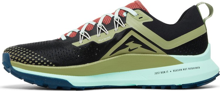 Nike React Pegasus Trail 4 'Black Alligator Mint'