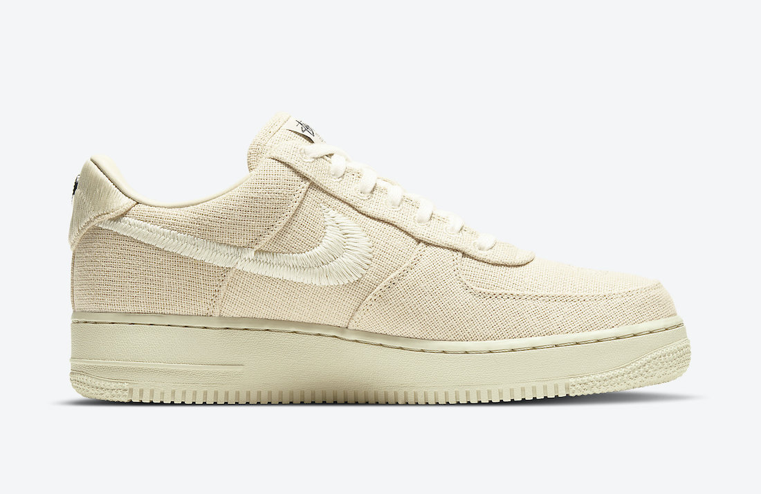 tenis nike air force 1 Stussy fossil