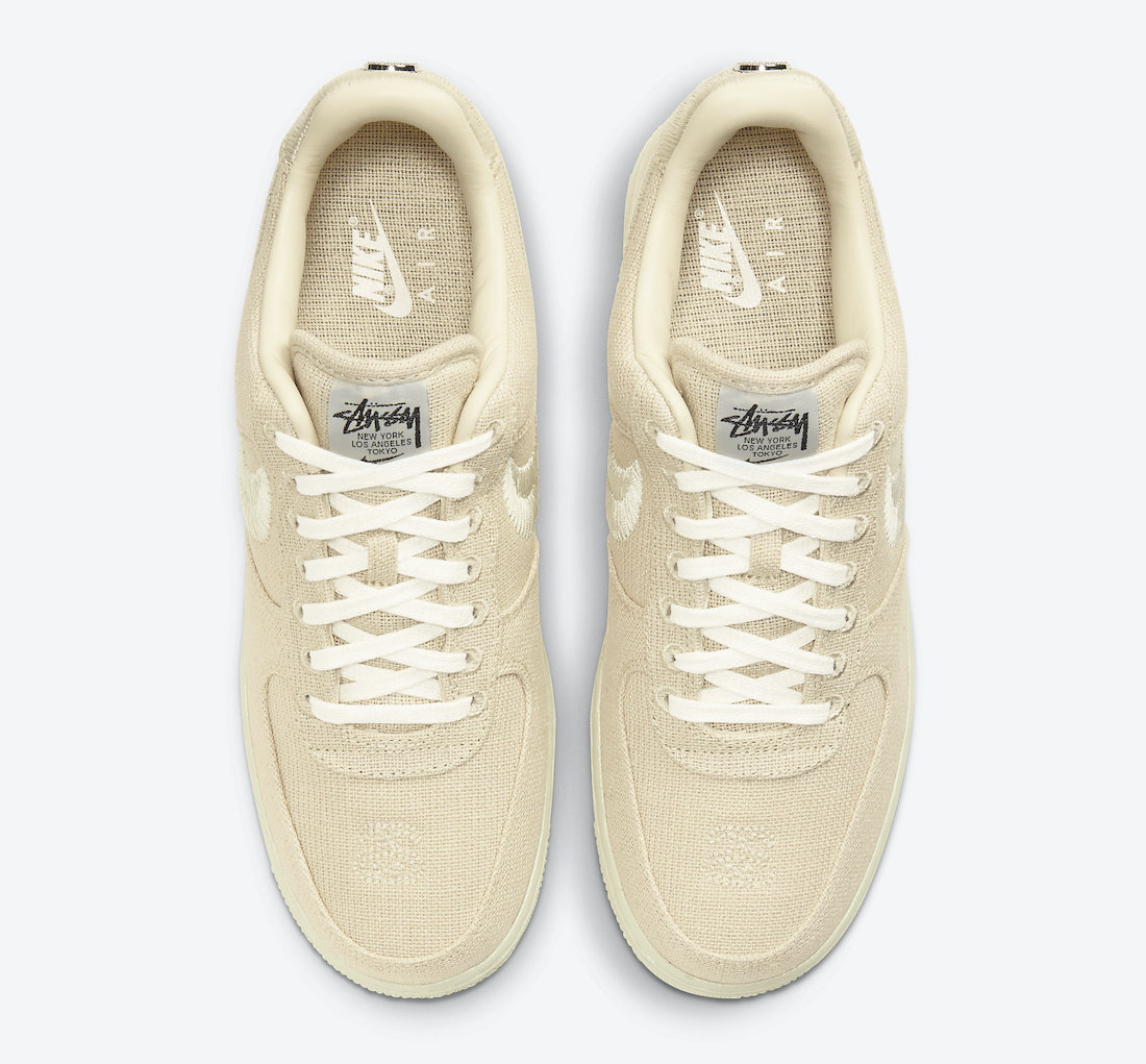 tenis nike air force 1 Stussy fossil