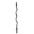 Barra maciza cromada con rosca EZ 30mm