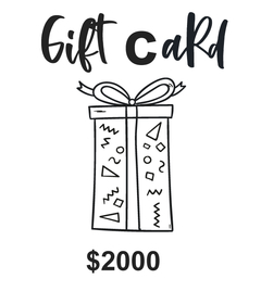 Gift Card $2000