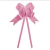 LAÇO PRONTO CROMUS BORDA RENDADA ROSA 51CM COM 10 UNIDADES