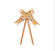 LAÇO PRONTO CROMUS ORELHINHAS LARANJA 44CM COM 10 UNIDADES