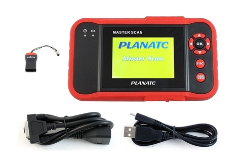 Scanner Planatc by Launch para Diagnósticos - Motor - ABS - Airbag - AF - AT e Oil Reset