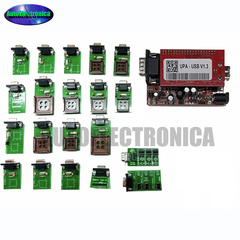 Upa Usb Full 1.3 Programador Automotriz Db9 20 Adaptadores