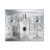 Kit Gin Seagers Silver 750 ml + 2 Taças