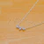 Cadena de Acero Blanco con dije NC849