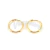 Argollas de Acero Dorado LMA134-LMA232-LMA233