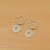 Argollas de Acero Blanco LMA200