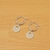 Argollas de Acero Blanco LMA207