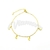 Tobillera de Acero Dorado LMB205