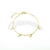 Tobillera de Acero Dorado LMB207