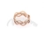 Anillo de Acero Dorado Rose LMR434