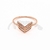 Anillo de Acero Dorado Rose LMR444