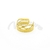 Anillo de Acero Dorado LMR486