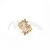 Anillo de Acero Dorado Rose LMR492