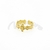 Anillo de Acero Dorado LMR497