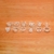 Combo Anillos de Acero Blanco x12u LMR534