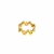 Anillo de Acero Dorado NA1084