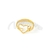 Anillo de Acero Dorado NA1086