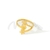 Anillo de Acero Dorado NA1090