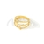 Anillo de Acero Dorado NA1091