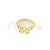 Anillo de Acero Dorado NA1097