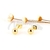 Aros de Acero Dorado NAN1009-NAN1010-NAN1011-NAN1012