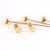 Aros Abridores de Acero Dorado NAN904