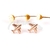 Aros de Acero Dorado Rose NAN986