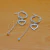 Argollas de Acero Blanco NAR1119